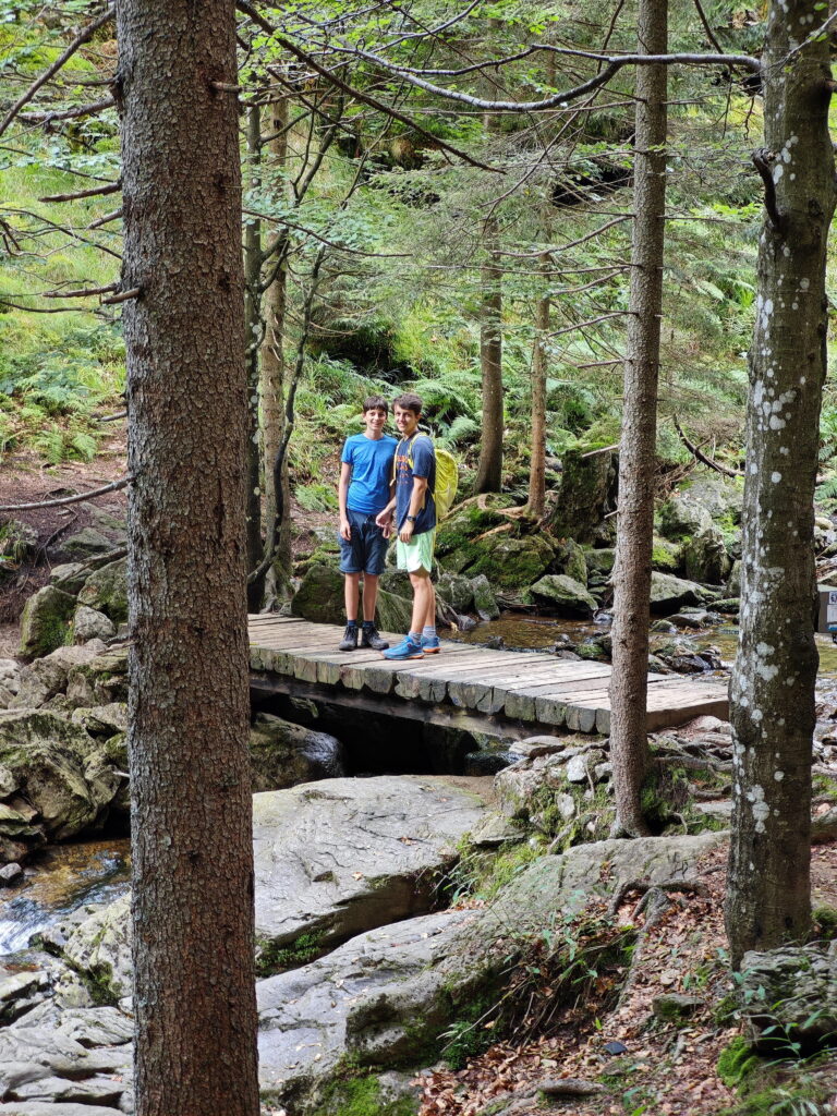 Rißloch Wasserfälle Wandern - die Obere Wasserstube